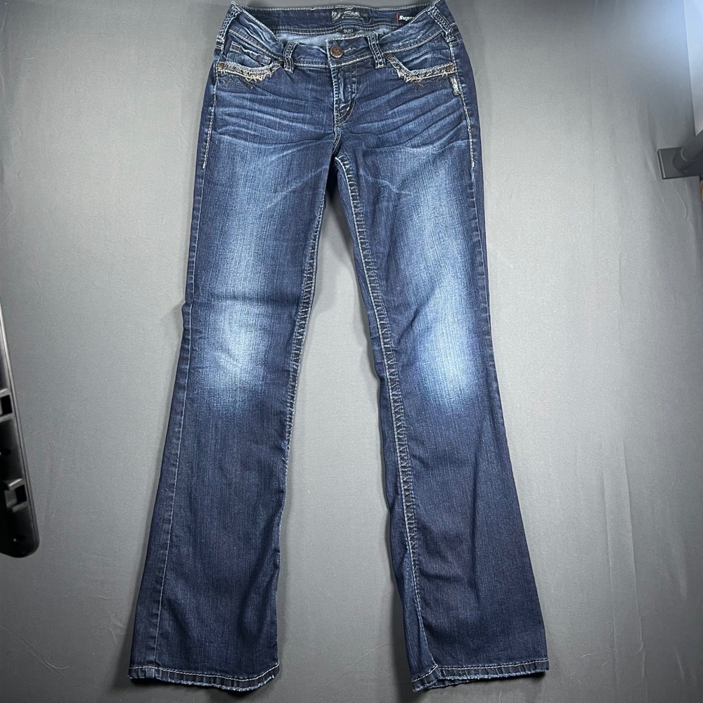 Silver Jeans Co Suki Mid Bootcut Dark Wash Super Stretch W29 L33 L93719SPI426